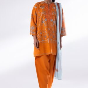 Stitched Mahay Lawn Suit